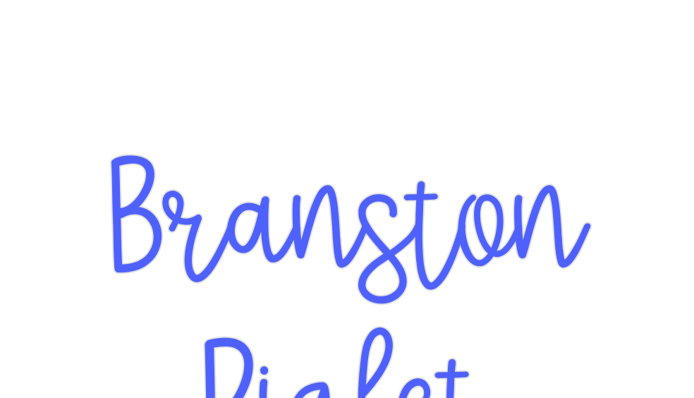 Custom Neon: Branston
Piglet