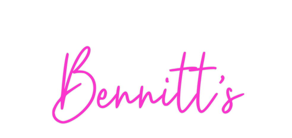 Custom Neon: Bennitt’s