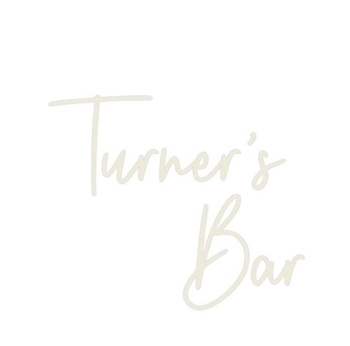 Custom Neon: Turner’s 
Bar