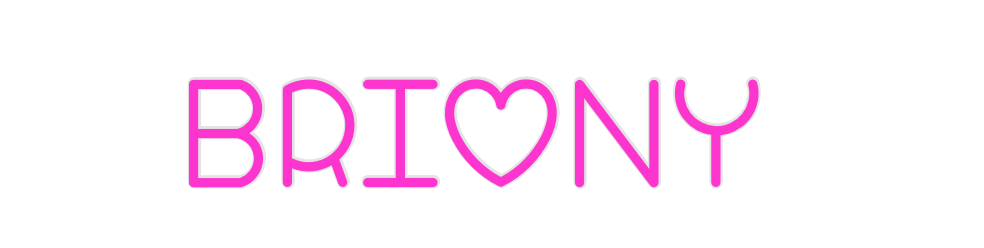 Custom Neon: BRIONY