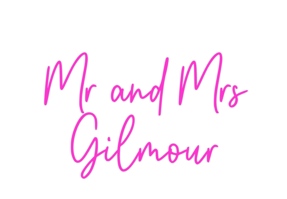Custom Neon: Mr and Mrs
Gi...