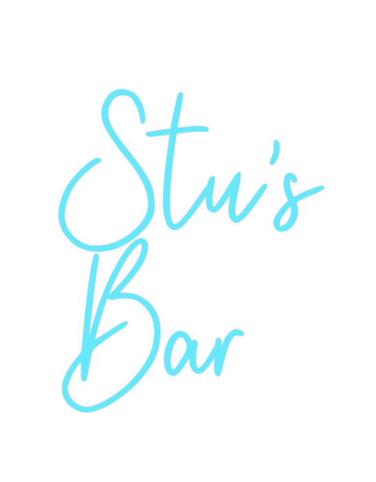 Custom Neon: Stu's
Bar