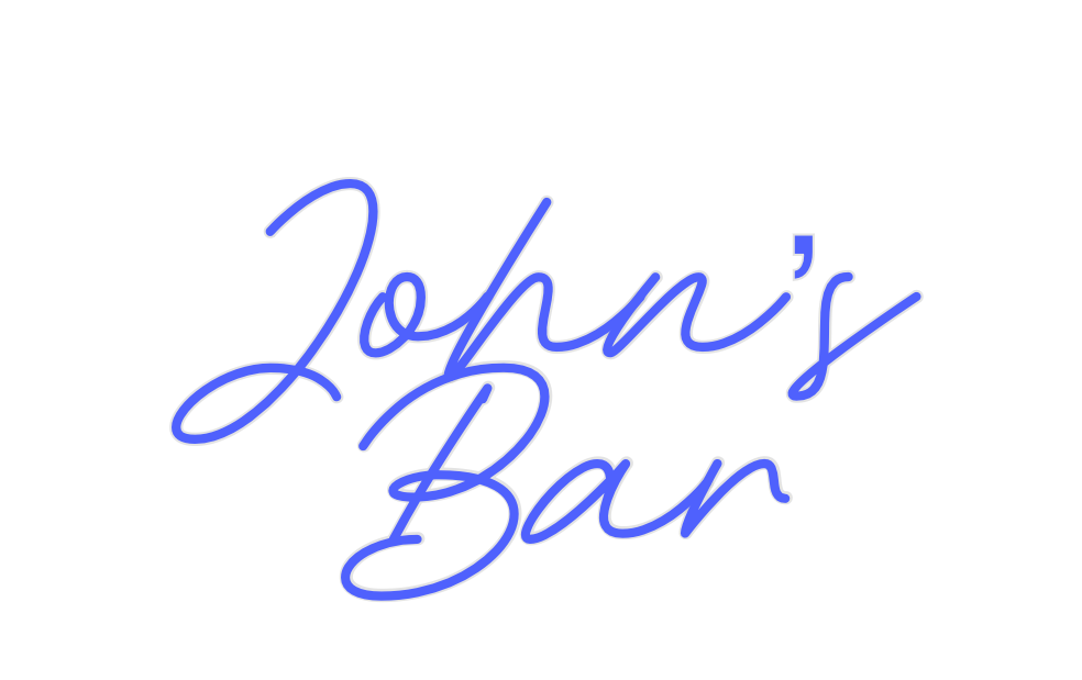 Custom Neon: John’s
  Bar