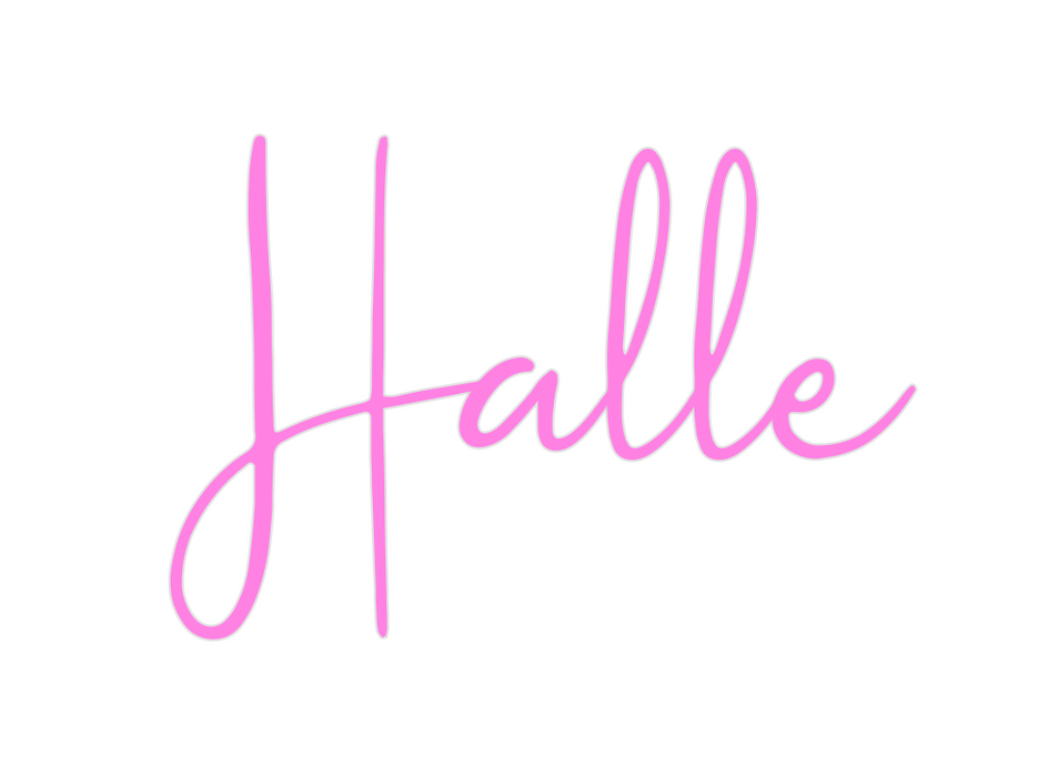 Custom Neon: Halle