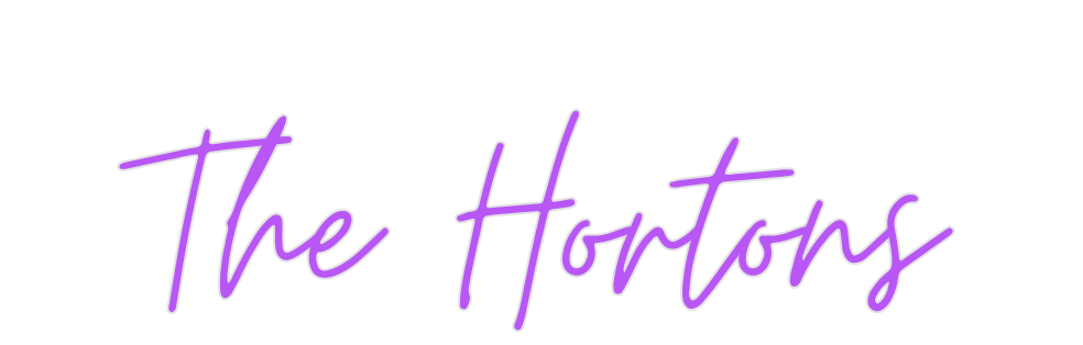 Custom Neon: The Hortons
