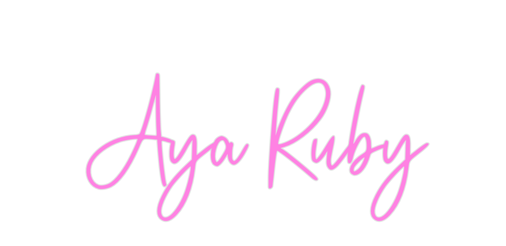Custom Neon: Aya Ruby