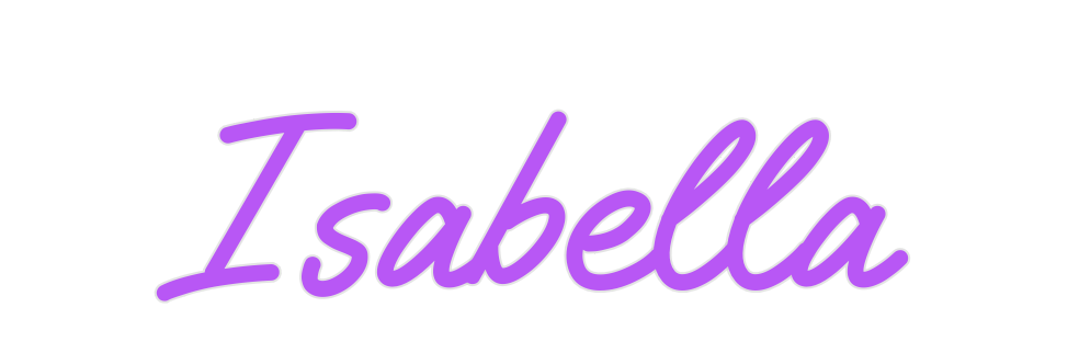 Custom Neon: Isabella