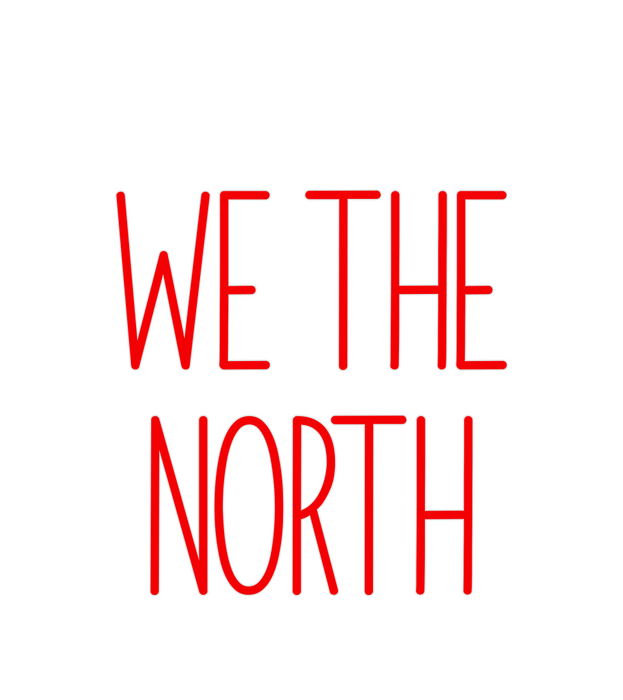 Custom Neon: WE THE
NORTH