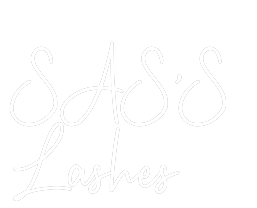 Custom Neon: SAS’S 
Lashes