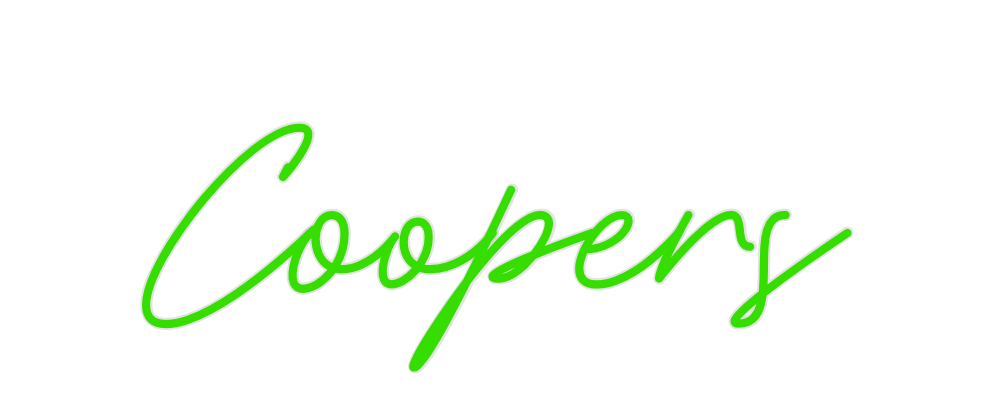 Custom Neon: Coopers