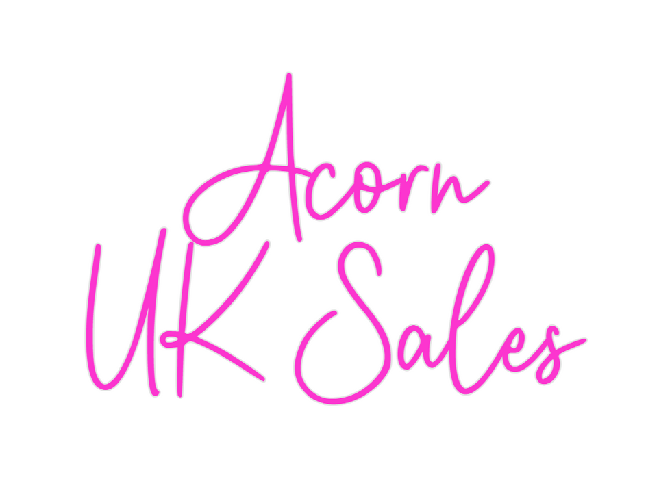 Custom Neon: Acorn
UK Sales