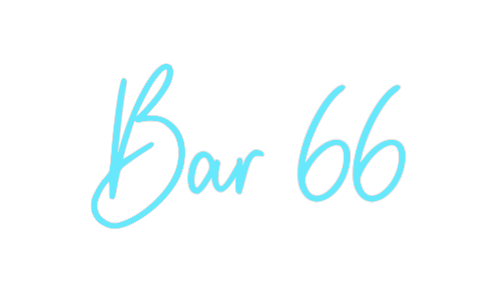 Custom Neon: Bar 66