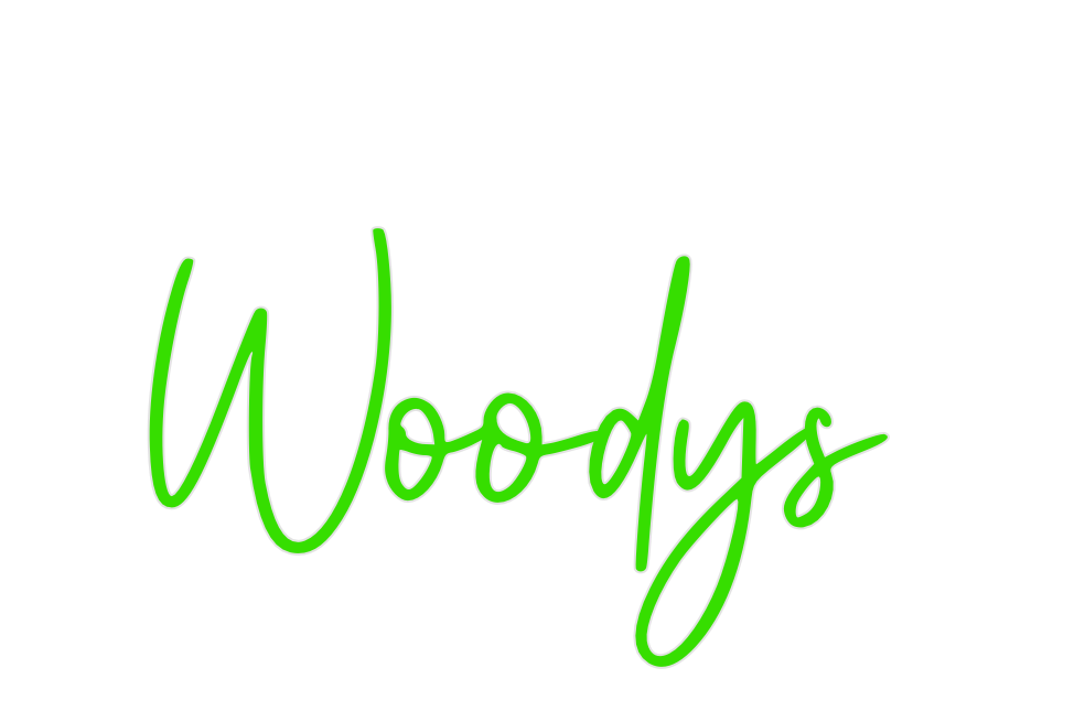 Custom Neon: Woodys