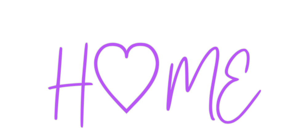 Custom Neon: H♡ME