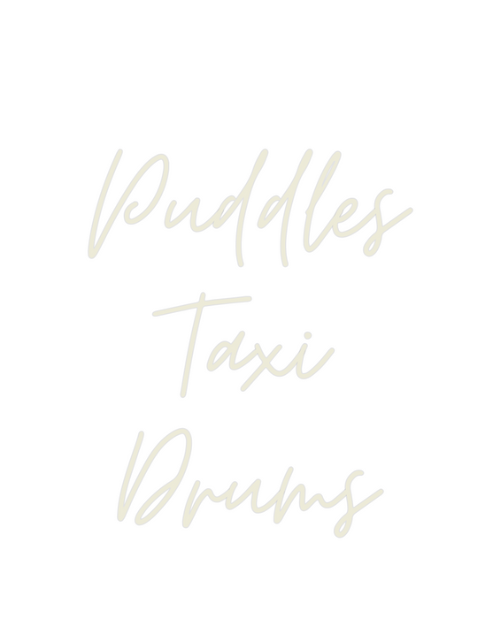 Custom Neon: Puddles
Taxi
...