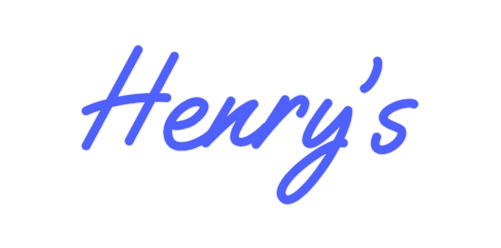 Custom Neon: Henry's