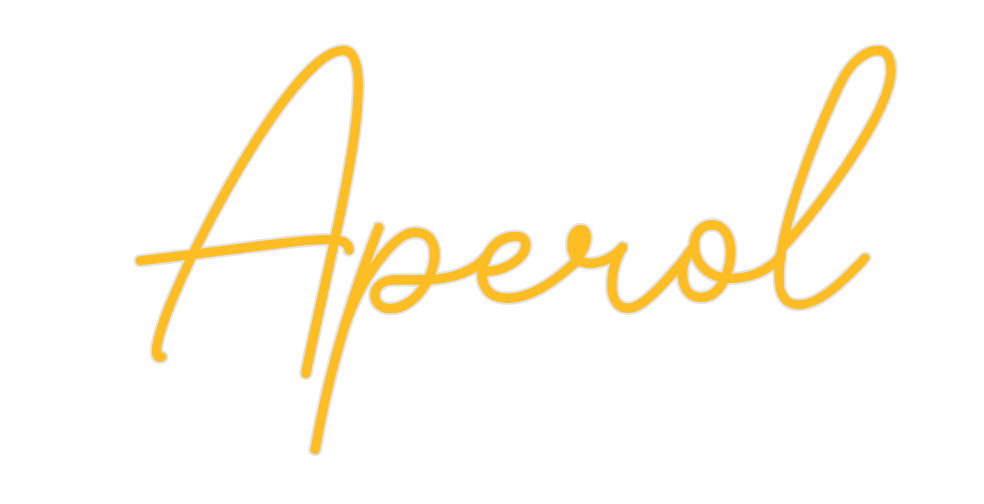 Custom Neon: Aperol