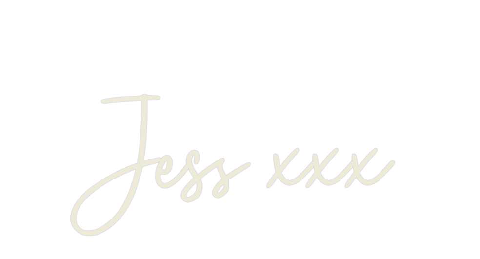 Custom Neon: Jess xxx