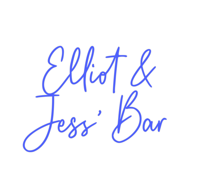 Custom Neon: Elliot &
Jess...