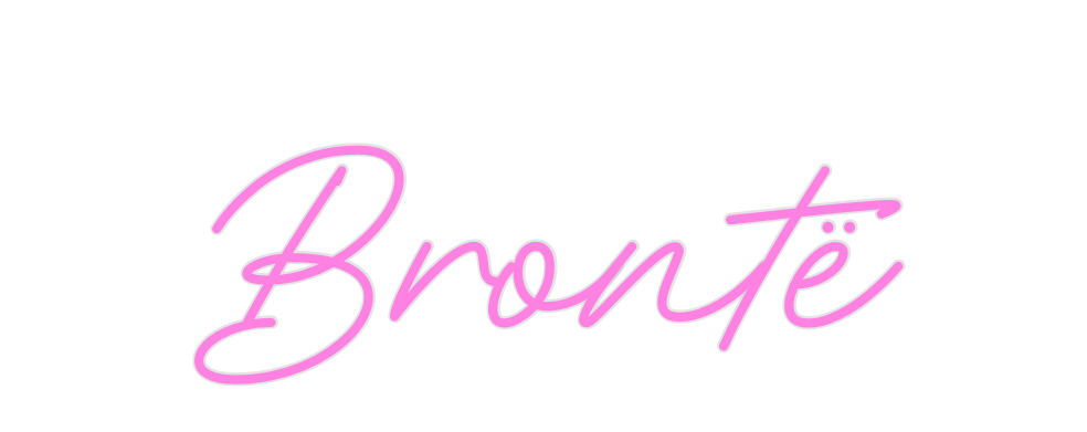 Custom Neon: Brontë