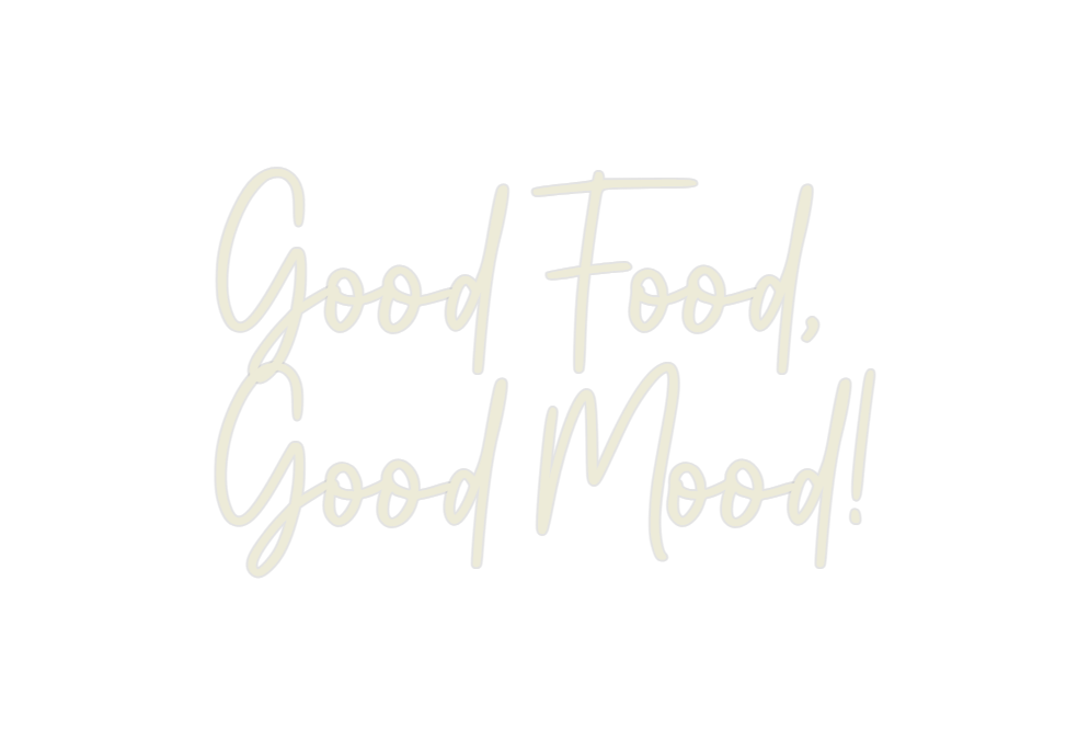 Custom Neon: Good Food, 
G...