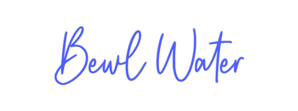 Custom Neon: Bewl Water