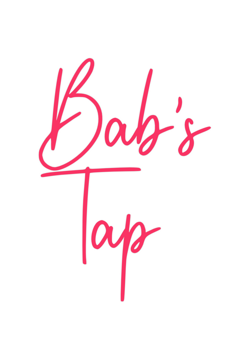 Custom Neon: Bab's
Tap