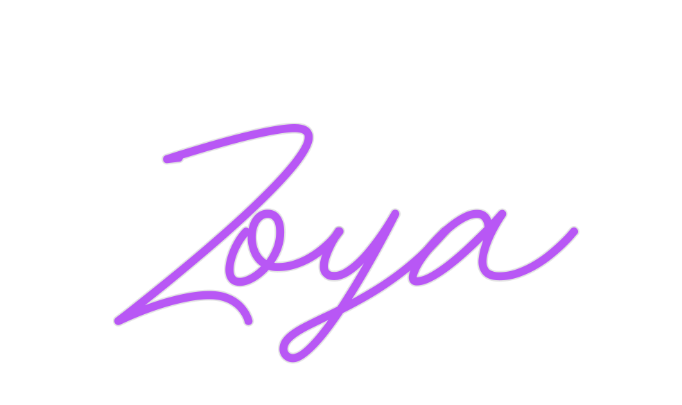 Custom Neon: Zoya