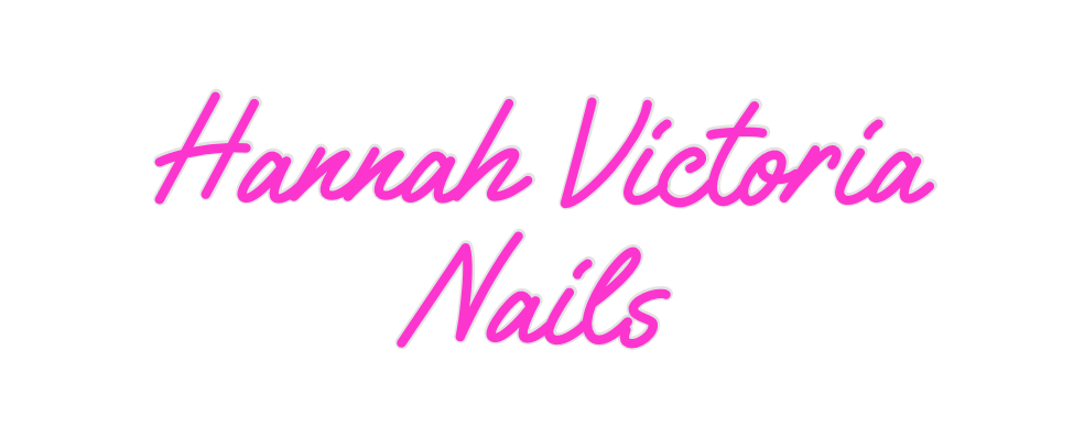 Custom Neon: Hannah Victor...