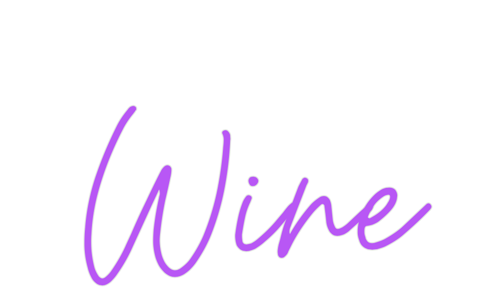 Custom Neon: Wine