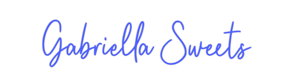 Custom Neon: Gabriella Swe...