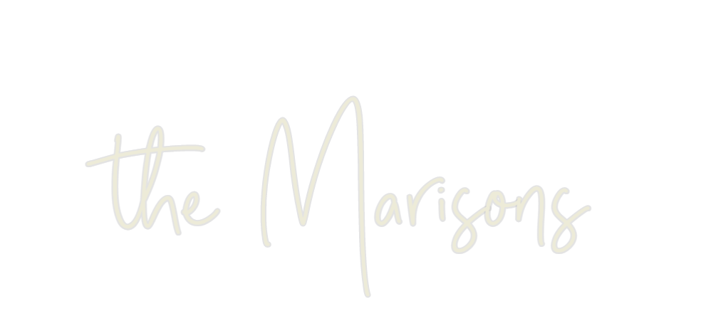 Custom Neon: the Marisons