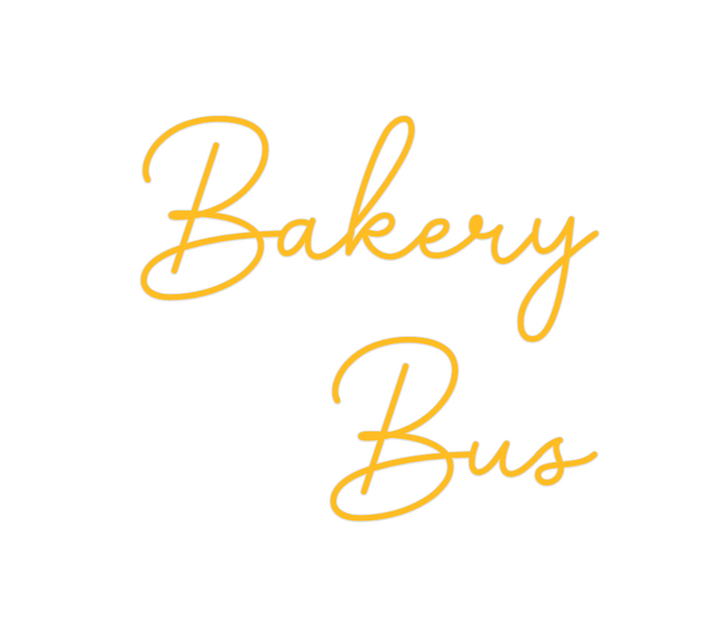 Custom Neon: Bakery
Bus