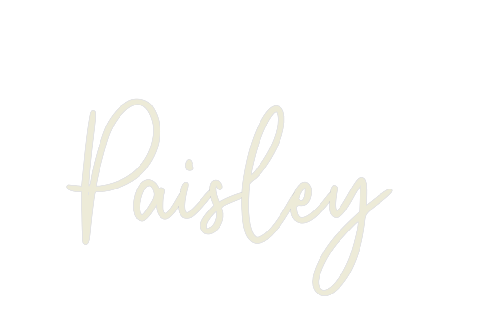 Custom Neon: Paisley