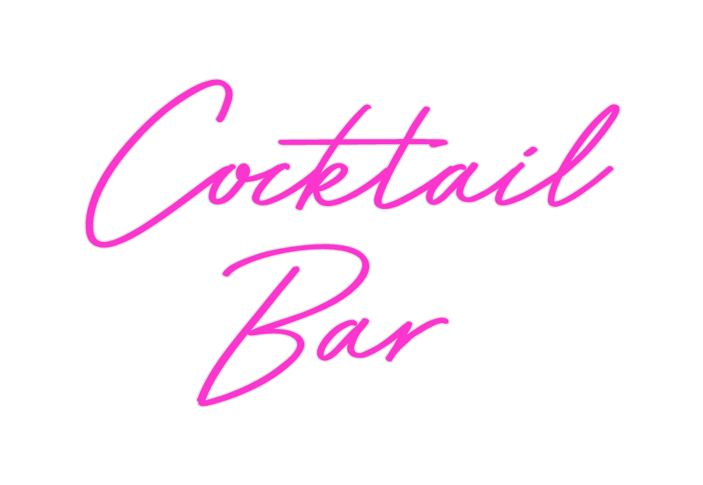 Custom Neon: Cocktail
Bar
