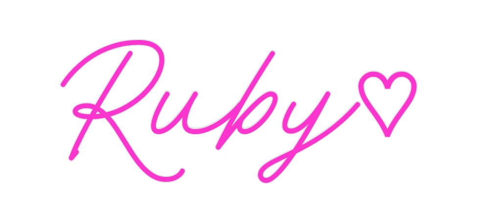 Custom Neon: Ruby♡