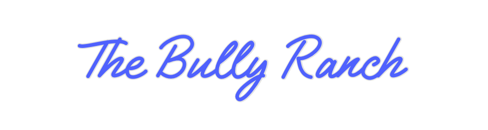 Custom Neon: The Bully Ranch