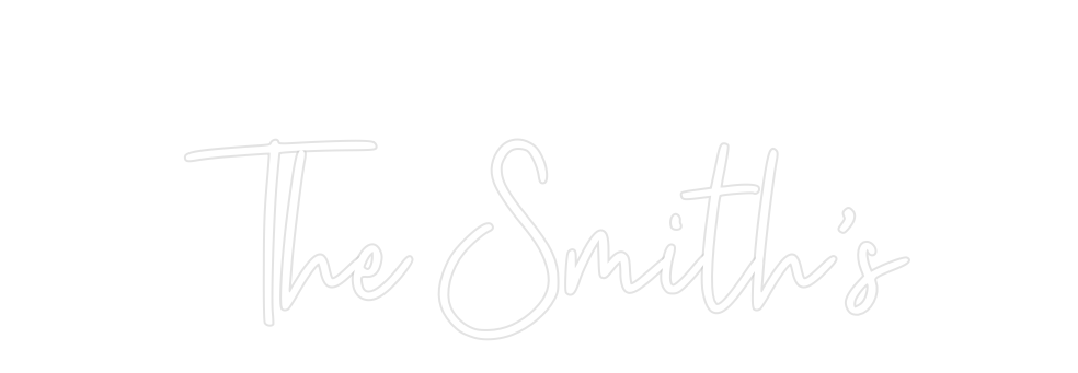 Custom Neon: The Smith’s