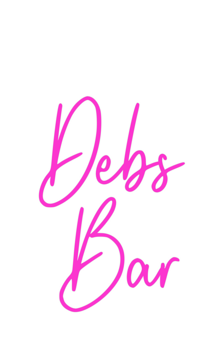 Custom Neon: Debs
Bar
