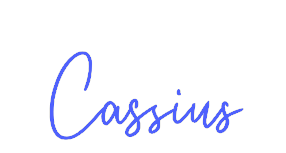 Custom Neon: Cassius