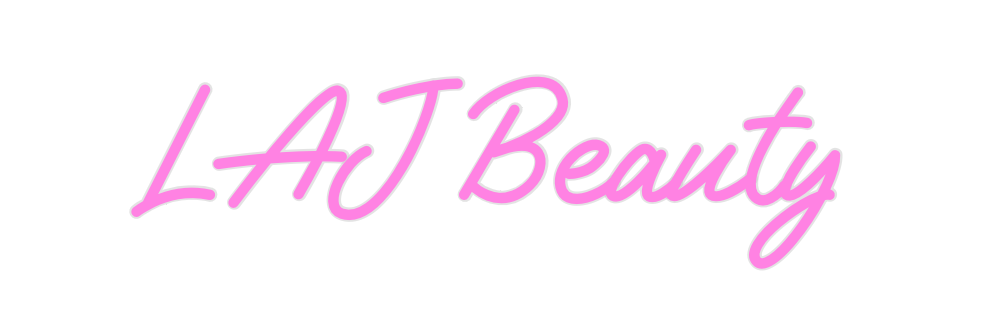 Custom Neon: LAJ Beauty