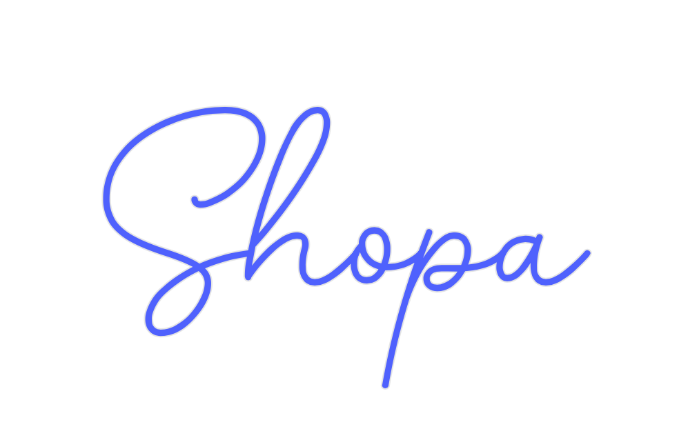 Custom Neon: Shopa