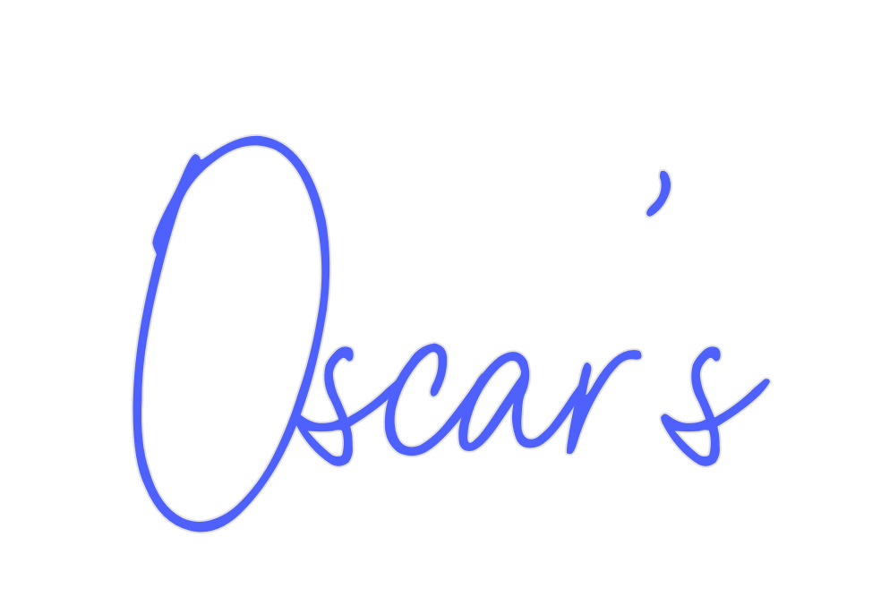 Custom Neon: Oscar’s