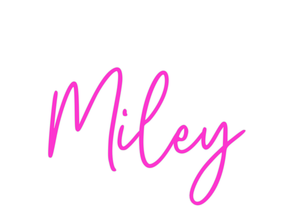 Custom Neon: Miley