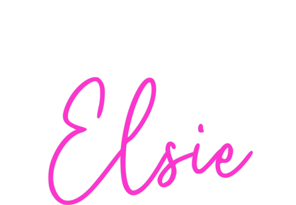 Custom Neon: Elsie