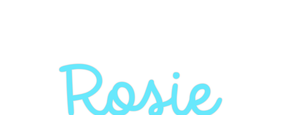 Custom Neon: Rosie