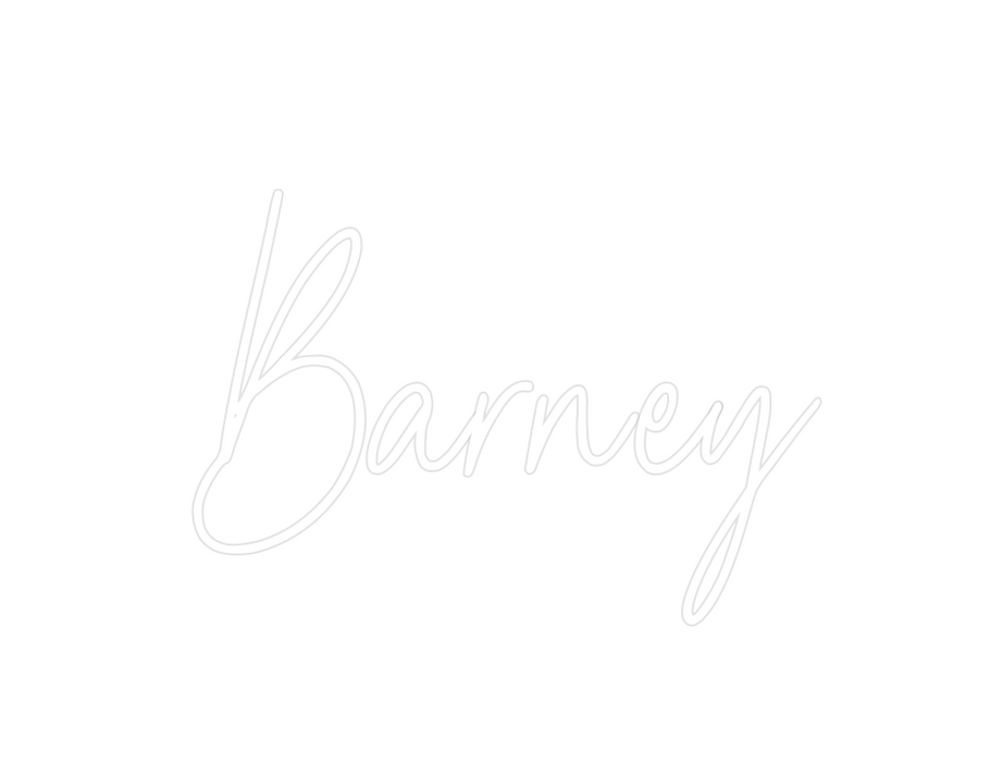 Custom Neon: Barney