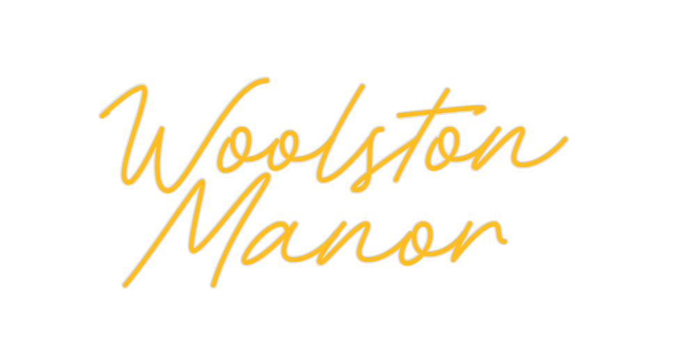 Custom Neon: Woolston
Manor