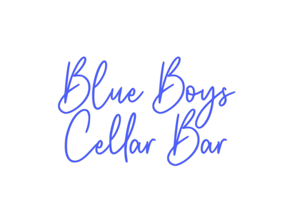 Custom Neon: Blue Boys
Cel...