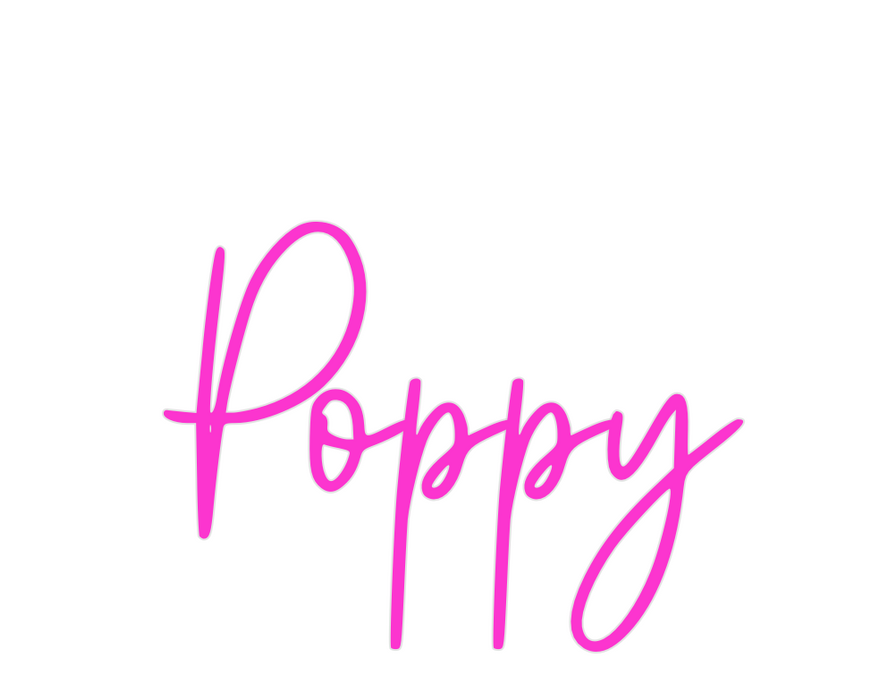 Custom Neon: Poppy